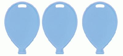 Balloon Shape Weights - Pastel Light Blue x100pcs - Accessories
